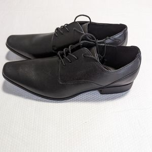 Marc Fisher Ramsey Black Leather round Toe  Oxfords Formal Shoes size 8.5.